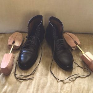 Alden for J Crew Perforated Cap Toe Boot